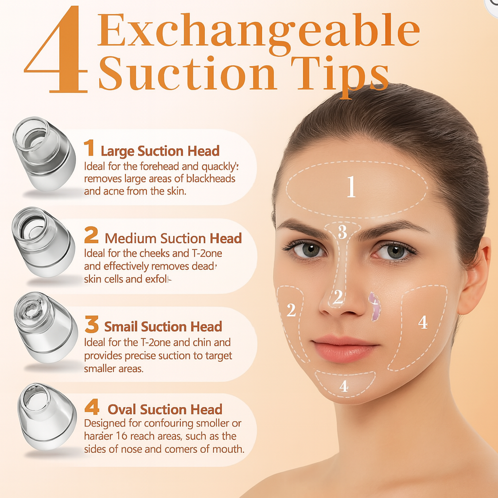Blackhead Vacuum Cleaner – 4 Modes for Pore & Acne Care