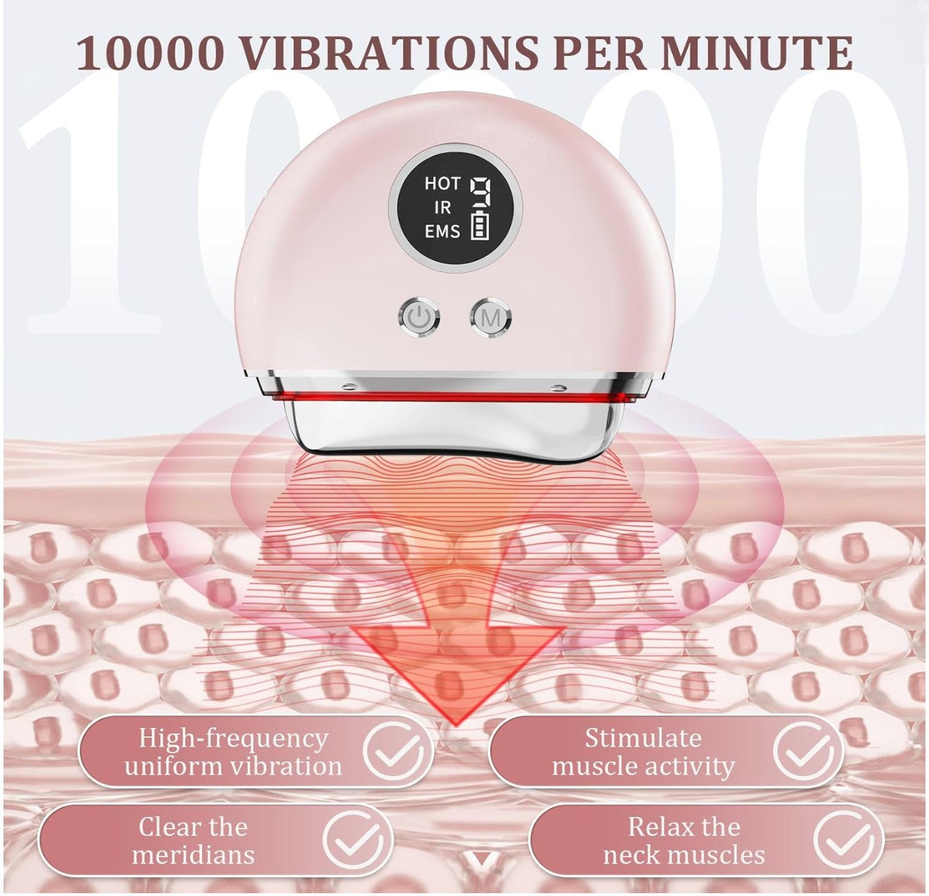 EMS Face Lifting Massager – LED & Heated Microcurrent Device