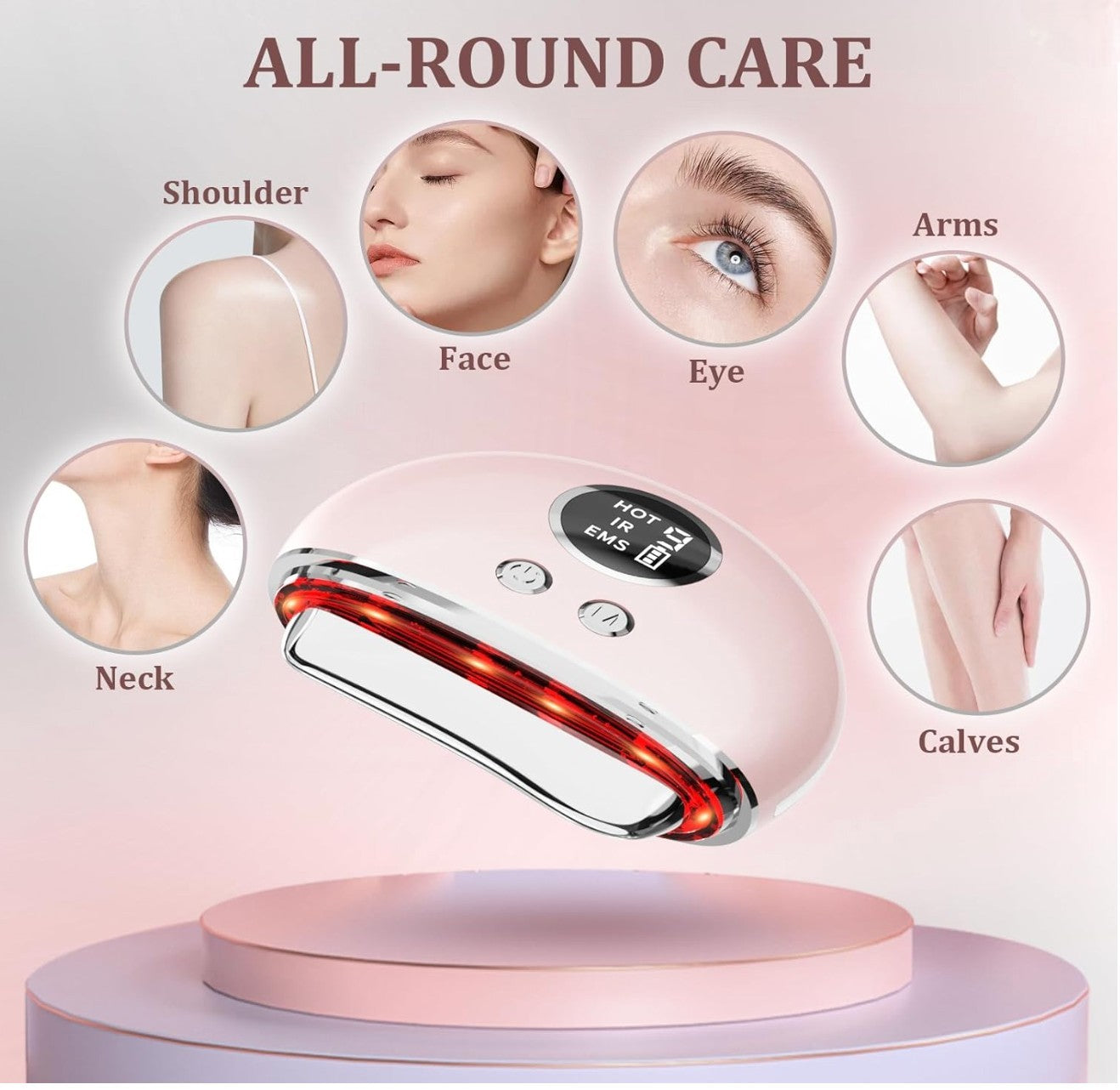 EMS Face Lifting Massager – LED & Heated Microcurrent Device