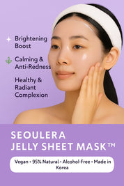 Seoulera Glow Mask – Ultra Hydrating Korean Sheet Mask for Glass Skin